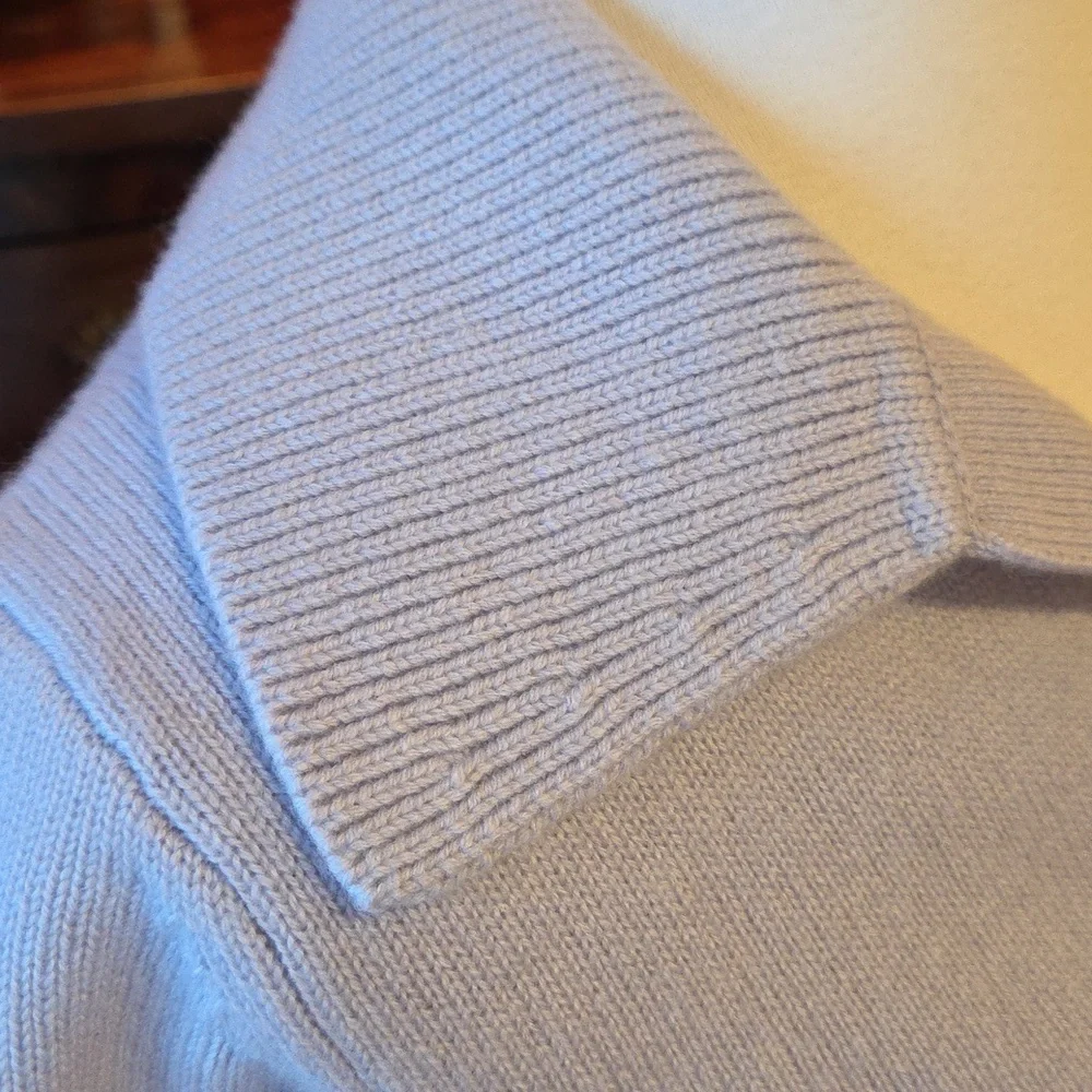 Short Sleeve Cashmere Sweater - Picture 3 of 5